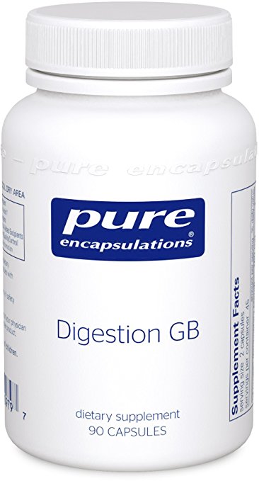 Pure Encapsulations - Digestion GB - Digestive Enzyme Formula with Extra Support for Gall Bladder Function and Fat Digestion* - 90 Capsules