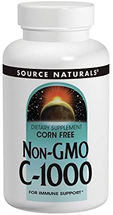 SOURCE NATURALS C Corn Free Non-GMO 1000 Mg Tablet, 60 Count