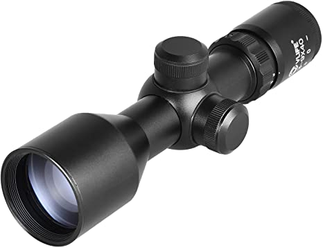 CVLIFE 3-9x40 Compact Rifle Scope Crosshair Reticle with Free Mounts for Quick Aiming and Shooting