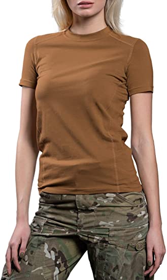 281Z Womens Military Stretch Cotton Underwear T-Shirt - Tactical Hiking Outdoor - Punisher Combat Line