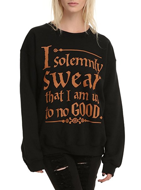 Harry Potter Solemnly Swear Girls Pullover Top