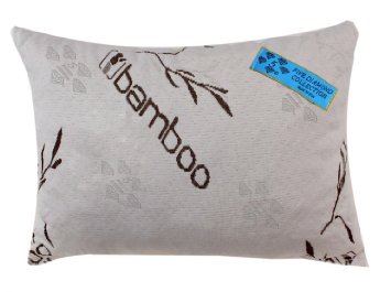 Five Diamond Collection Bamboo Covered Hypoallergenic and Dust Mite Resistant Shredded Memory Foam Pillow, Queen