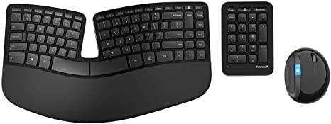 Microsoft Sculpt Ergonomic Desktop USB Port Keyboard and Mouse Combo (L5V-00003) - French Version