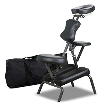 Yaheetech Portable Tattoo Spa Massage Chair Leather Pad Travel w/Free Carry Bag