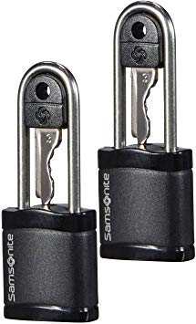 Samsonite Global Travel Accessories Key Luggage Lock 2x, 6 cm, Black