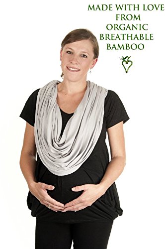 Boho Mama Luxury Breastfeeding Nursing Cover (Grey)