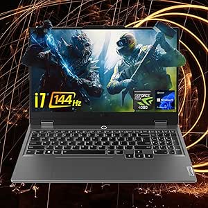 Lenovo LOQ i7 Premium Gaming Laptop, 15.6" FHD 144Hz, i7-13650HX (Beats i9-12900H), GeForce RTX 4060 (Boost Clock 2370MHz), 32GB DDR5 RAM, 2TB SSD, Backlit KB, RJ-45, Wi-Fi 6, Windows 11 Pro, Grey