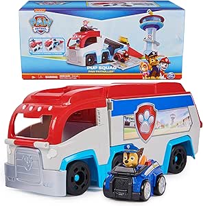 Paw Patrol: Pup Squad Patroller Team Vehicle, Toy Truck with Collectible Chase Toy Car, Kids Toys for Boys & Girls Ages 3