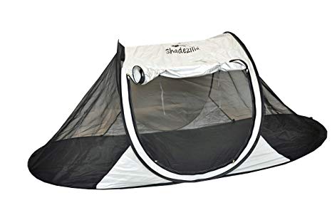 Shadezilla Free-Standing Instant Pop-Up Mosquito/Bug Tent with UPF 100  Removable Ceiling for 1 to 2 person