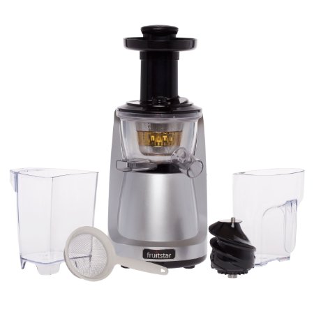 Fruitstar Fs-610-b Vertical Slow Masticating Juicer for Fruits and Greens