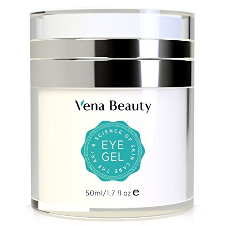 Eye Gel for Dark Circles, Puffiness, Wrinkles and Bags,Fine Lines. - The Most Effective Anti-Aging Eye Gel for Under and Around Eyes - 1.7 fl oz Vena Beauty
