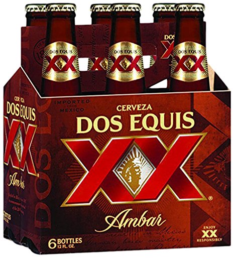 Dos Equis Amber Beer, 6 pk, 12 oz Bottles, 4.7% ABV