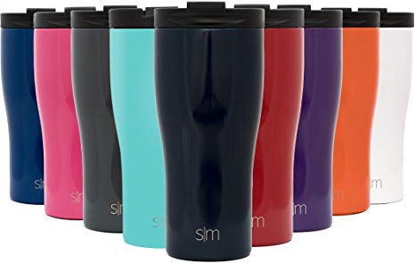 Simple Modern 15oz Journey Tumbler with Straw - Vacuum Insulated Travel Mug Flask 18/8 Stainless Steel Hydro Thermos Cup - Deep Ocean