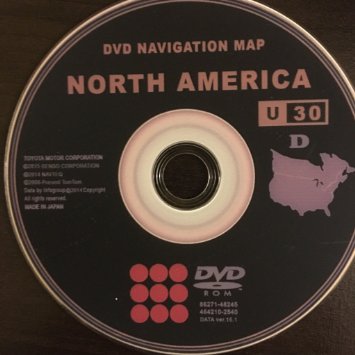 2016 Toyota & Lexus Navigation DVD v.15.1 Generation 4