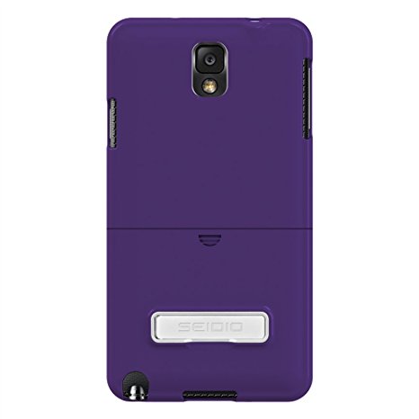 Seidio SURFACE Case with Metal Kickstand for  Samsung Galaxy Note 3 - Retail Packaging - Amethyst