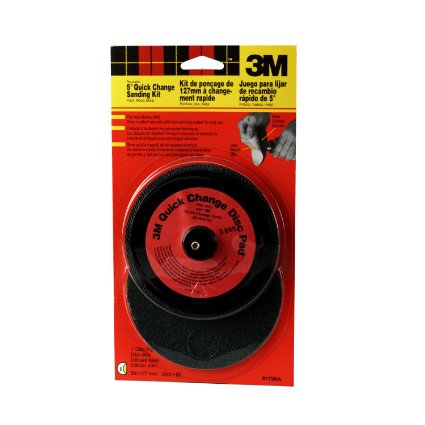 3M Hookit 9173NA 5-Inch Reusable Disc Sander Kit, 1-pack