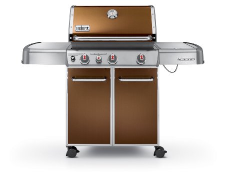 Weber Genesis 6532001 E-330 637-Square-Inch 38,000-BTU Liquid-Propane Gas Grill, Copper