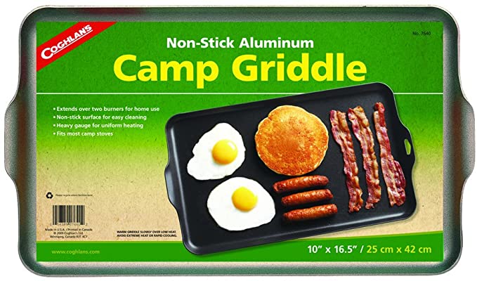 Coghlan's Two Burner Non-Stick Camp Griddle, 16.5 x 10-Inches