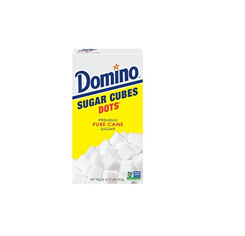 Domino Premium Pure Cane Sugar Cubes Dots, 1 Pound Box