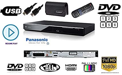 Panasonic DVDS700 Multiregion 1080p Upscaler DVD/CD Player with HDMI