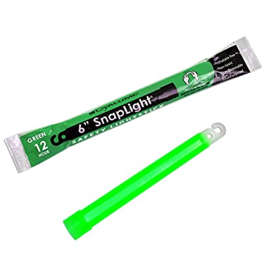 Cyalume SnapLight Industrial Grade Chemical Light Sticks, Green, 6-Inch Long, 12 Hour Duration (Pack of 100)