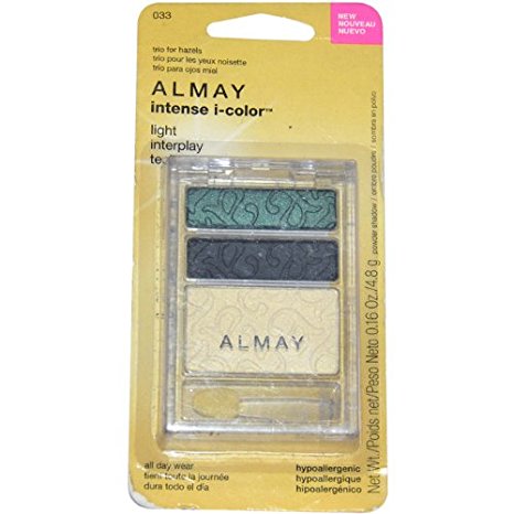 Intense I-Color Powder Shadow No.033 Trio for Hazels Women Eye Shadow by Almay, 0.16 Ounce