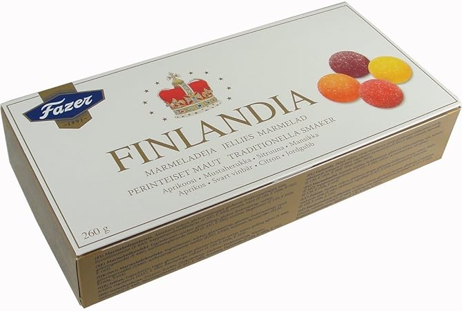 Karl Fazer Finlandia Fruit Jellies 260 Gr or 9 Oz