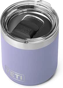 YETI Rambler 10 oz Stackable Lowball 2.0, Vacuum Insulated, Stainless Steel with MagSlider Lid, Cosmic Lilac