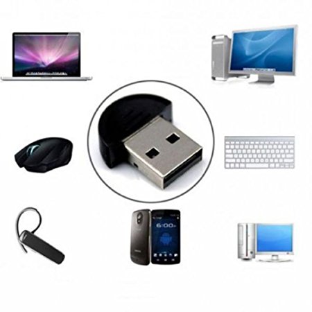 Mini USB Bluetooth Wireless Adapter Dongle for Windows XP, Win 7, Laptop PC