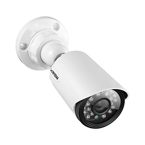 Home Security Camera Weatherproof ,H.View HD 720P 1200TVL Surveillance Network CCTV Bullet Camera Indoor Outdoor with IR Cut,3.6mm IR LEDs Enhanced Night Vision