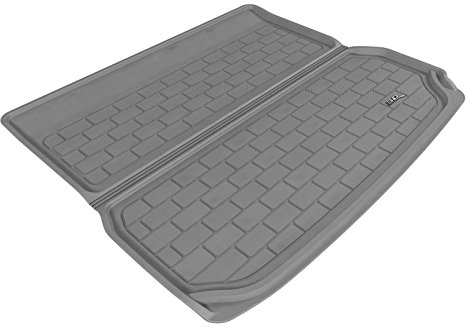 3D MAXpider Cargo Custom Fit All-Weather Floor Mat for Select Audi Q5 Models - Kagu Rubber (Gray)