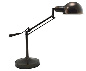 Verilux Brookfield Natural Spectrum Desk Lamp, All Metal Apothecary Lamp Inspired Design and Adjustable Head