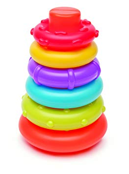Infantino Rockin Rings Stacking Game (Discontinued by Manufacturer)