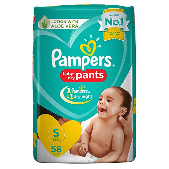 Pampers New Diaper Pants Super Value Box, Small, 232 Count