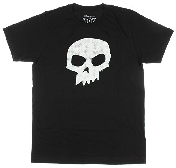 Toy Story Disney Mens Sid Skull T-Shirt