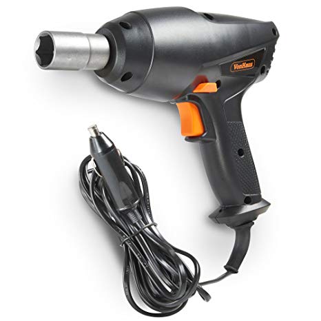 VonHaus 12V Impact Wrench Driver Kit 300nm 5000 RPM 1/2 inch Square Drive | Ideal for Roadside Emergency | Corded-Electric