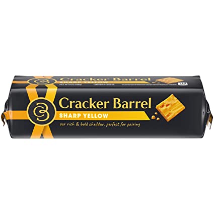 Cracker Barrel Sharp Cheddar Cheese Chunk (8 oz Block)