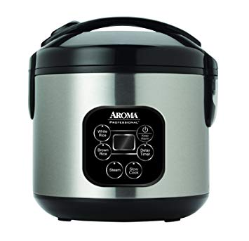 Aroma Professional Rice Cooker / Multicooker, Silver (ARC-934SBD)
