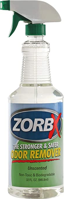 ZORBX Unscented Multipurpose Odor Remover –Safe for All, Even Children, No Harsh Chemicals, Perfumes or Fragrances, Stronger and Safer Odor Remover Works Instantly (32oz.)