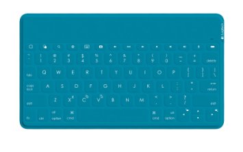 Logitech Keys To Go Ultra Portable Keyboard for iPad, iPhone, Apple TV and more - Teal