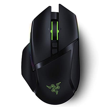 Razer Basilisk Ultimate Wireless Gaming Mouse with Charging Dock | 11 Programmable Buttons | 20,000 DPI Optical Sensor - Chroma RGB Lighting - Classic Black - RZ01-03170100-R3A1