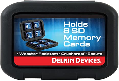 Delkin Devices DDACC-SD8 Secure Digital SD 8 Card Carrying Case