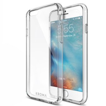 iPhone 6S Case Kroma Primatic Series Crystal Clear iPhone 6 and 6S Case 999 Transparency Clear back panel  TPU bumper