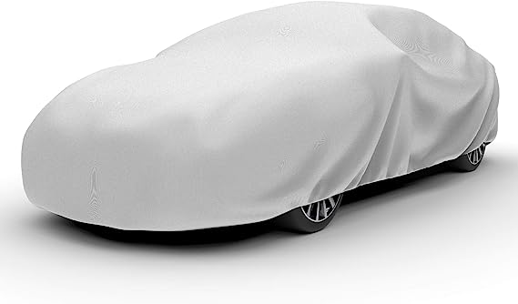 Budge Lite Car Cover Indoor/Outdoor, Dustproof, UV Resistant, Car Cover Fits Sedans up to 170", Gray (B-2)