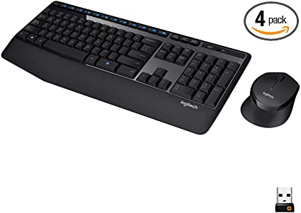 Logitech Wireless Combo MK345 - 4 Pack