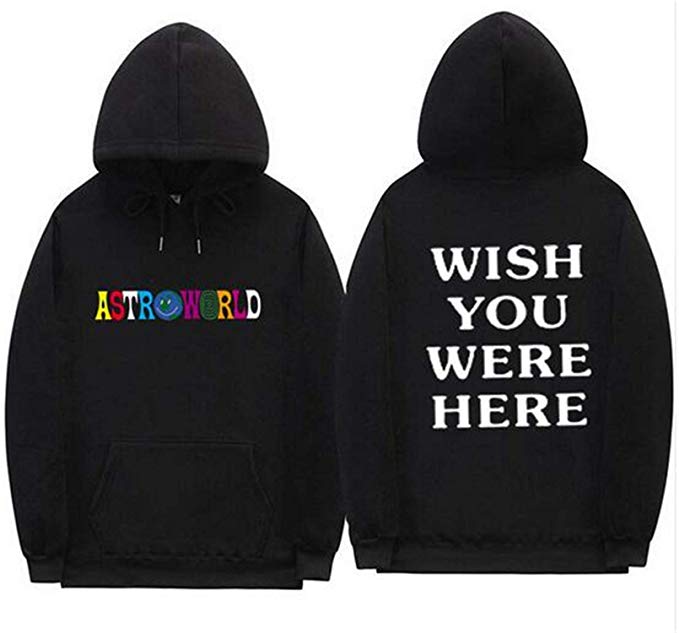 Travis Scott Astroworld Hoodies Letter Print Hoodie Streetwear Man and Woman Pullover Sweatshirt,