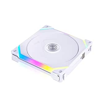 Lian Li UNI Fan SL140 "V2" RGB White Single Pack Without Controller (Compatible with Lian Li SL120 "V2" 3 Pack only) - UF-SL140V2-1W (V2)