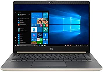 Newest HP 14" HD Premium Business Laptop PC|10th Gen Intel Quad-Core i5-1035G1 up to 3.6GHz|8GB RAM|256GB SSD|16GB Optane|WiFi|HDMI |Card Reader|Bluetooth |Windows 10|Gold (8GB 256GB SSD)