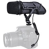 Movo VXR500 HD Professional Condenser XY Stereo Video Microphone for DSLR Video Cameras Metal Body