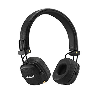 Marshall Major III Bluetooth Headphones, Collapsible Wireless On-Ear Headphones, with 30  Hours of Wireless Playtime and Multi-Directional Control Knob, Black